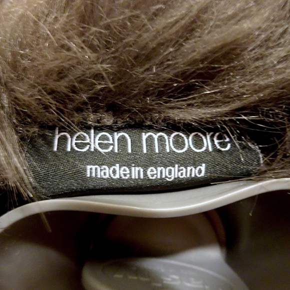 NEW Helen Moore Cozy Gray Faux Fur Fuzzy Hot Water Bottle Made in England - Picture 5 of 6